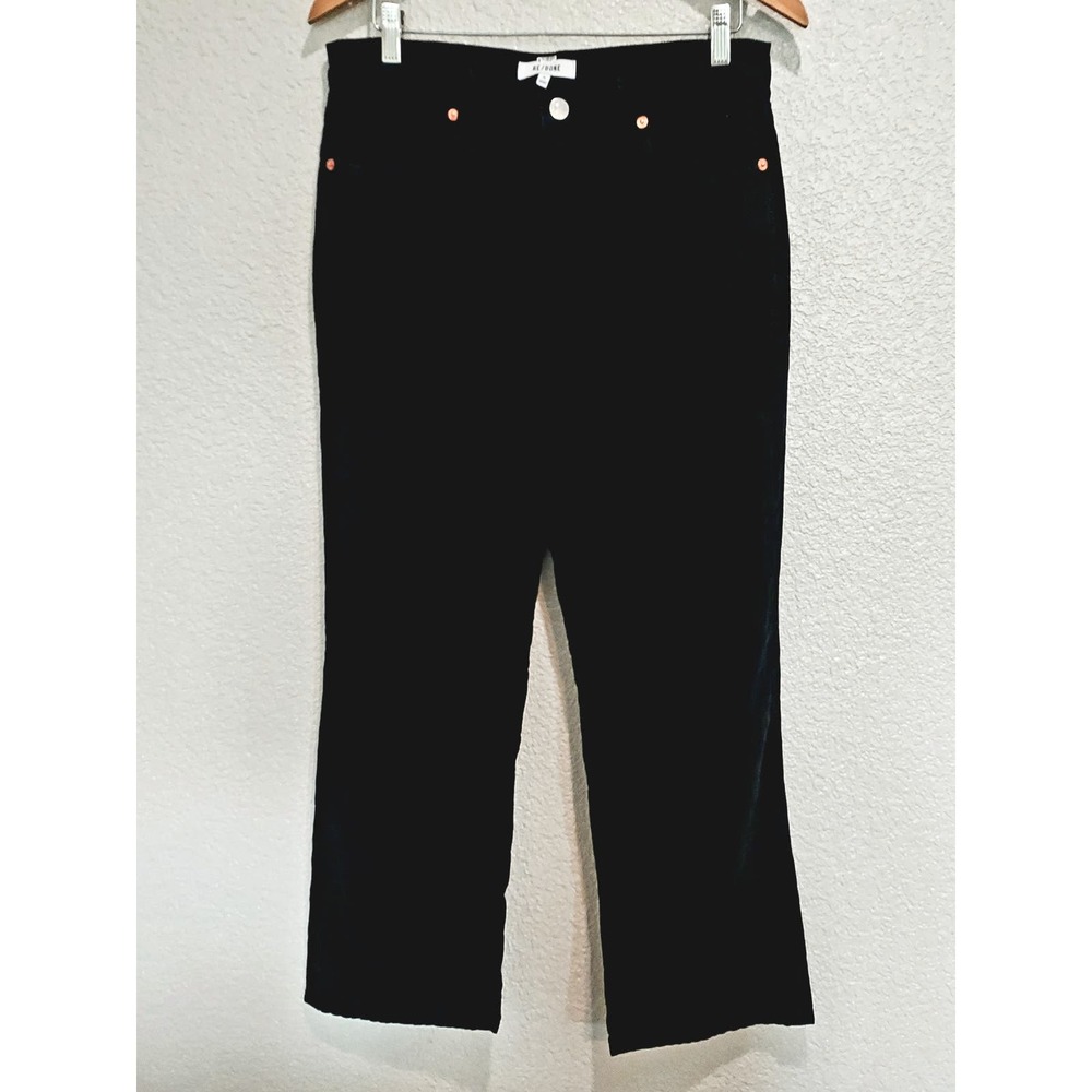 NEW Re/Done Black Corduroy Pants Size 30